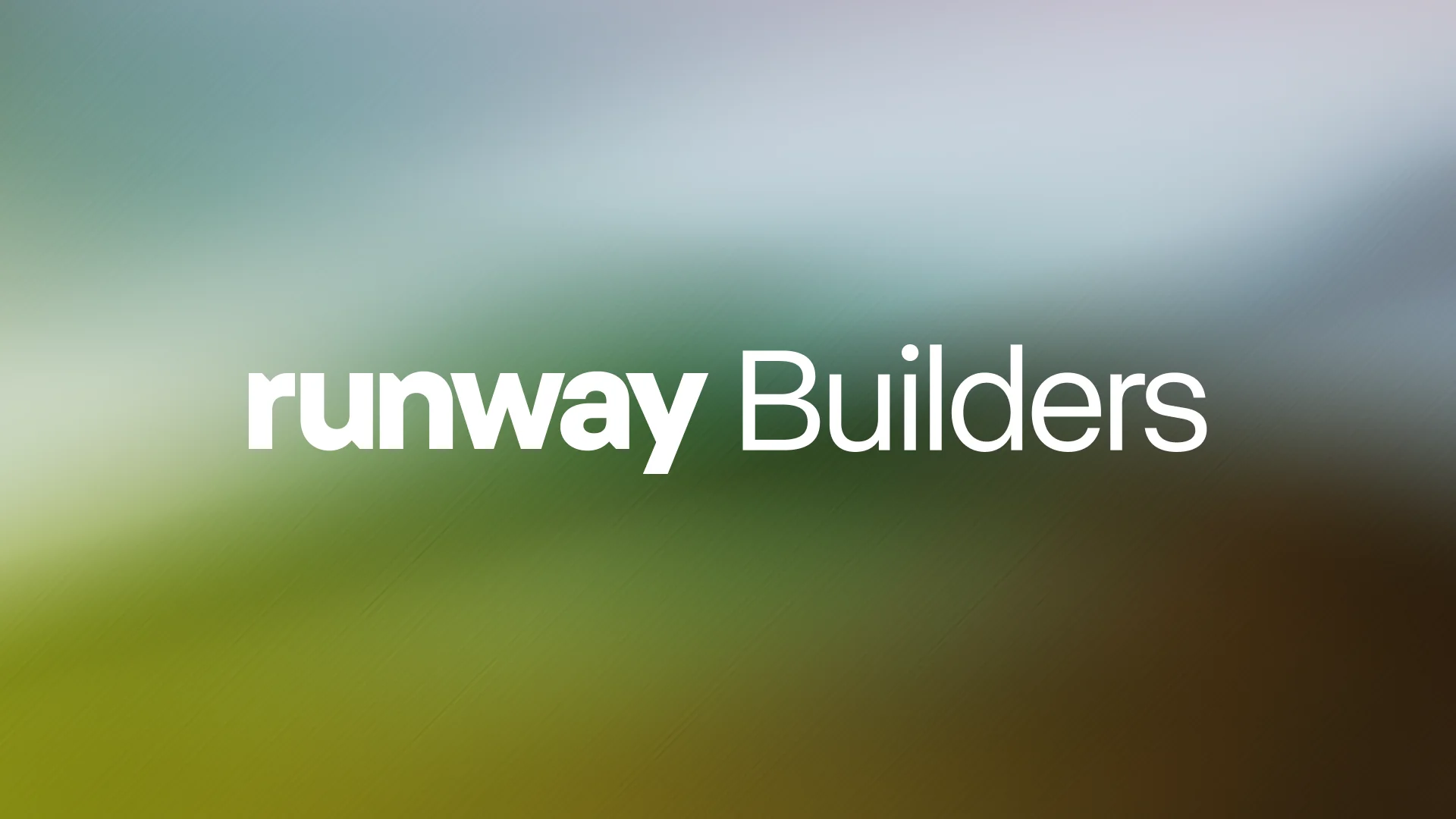 Runway Builders Poster