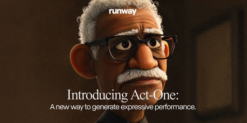 Runway Act-One Announcement