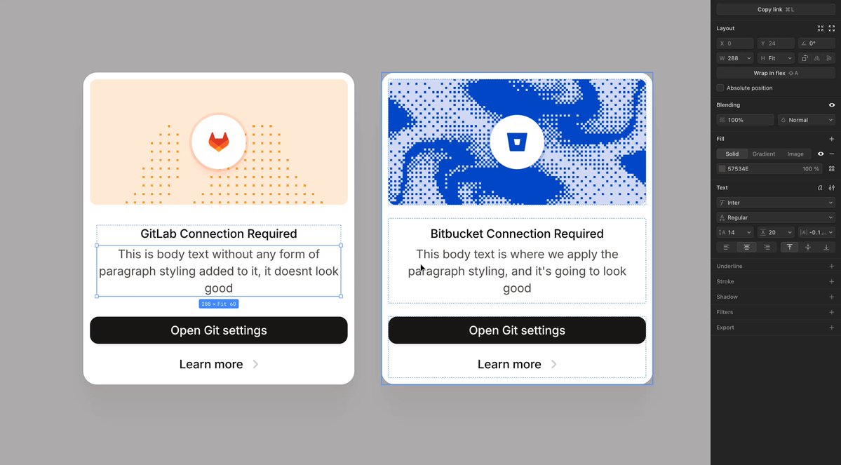 UI Cards with Connection Status